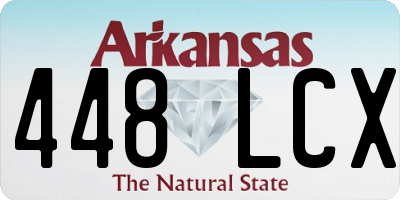 AR license plate 448LCX