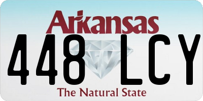 AR license plate 448LCY