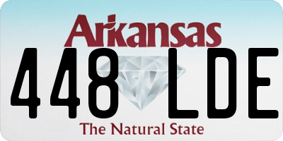 AR license plate 448LDE