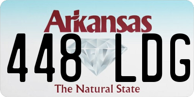 AR license plate 448LDG
