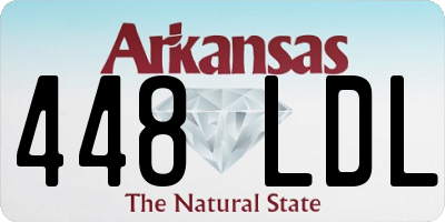 AR license plate 448LDL