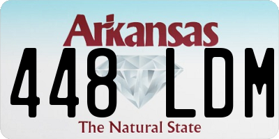 AR license plate 448LDM