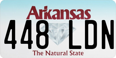 AR license plate 448LDN
