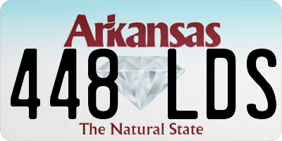 AR license plate 448LDS