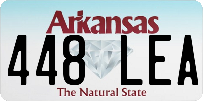 AR license plate 448LEA