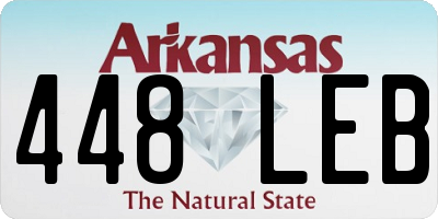 AR license plate 448LEB