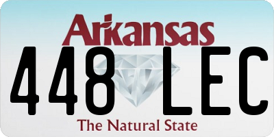 AR license plate 448LEC