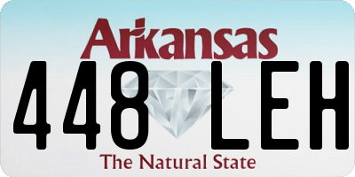 AR license plate 448LEH