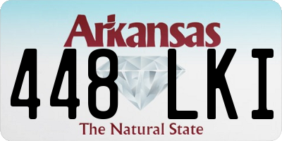 AR license plate 448LKI