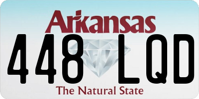 AR license plate 448LQD