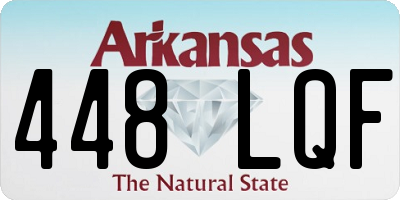 AR license plate 448LQF