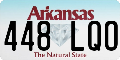 AR license plate 448LQO