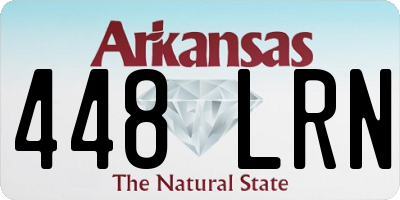 AR license plate 448LRN