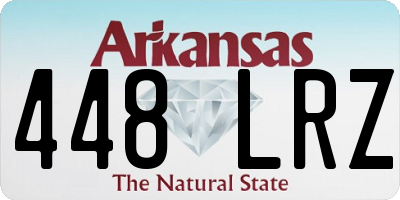 AR license plate 448LRZ