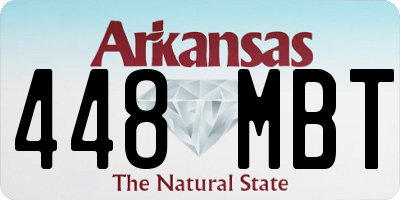 AR license plate 448MBT