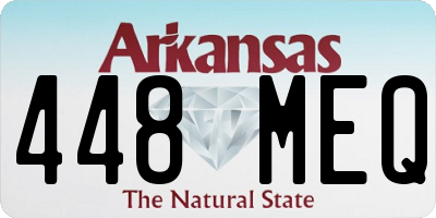 AR license plate 448MEQ