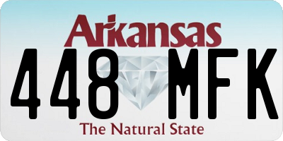 AR license plate 448MFK