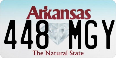 AR license plate 448MGY
