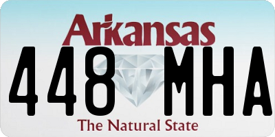 AR license plate 448MHA
