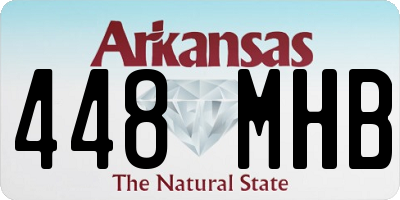 AR license plate 448MHB
