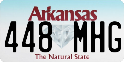 AR license plate 448MHG