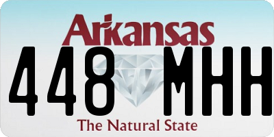 AR license plate 448MHH