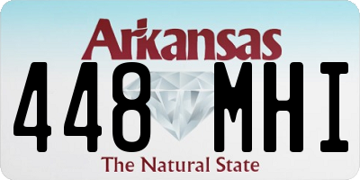 AR license plate 448MHI