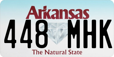 AR license plate 448MHK