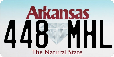 AR license plate 448MHL