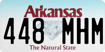 AR license plate 448MHM