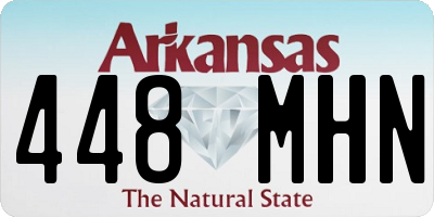 AR license plate 448MHN