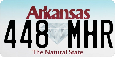 AR license plate 448MHR