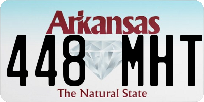 AR license plate 448MHT