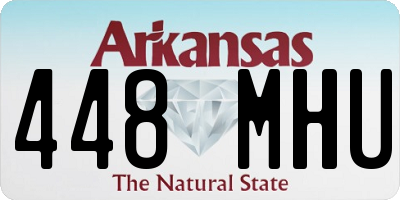AR license plate 448MHU