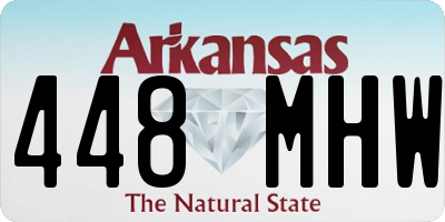 AR license plate 448MHW