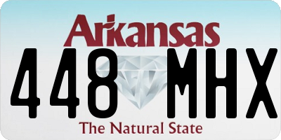 AR license plate 448MHX