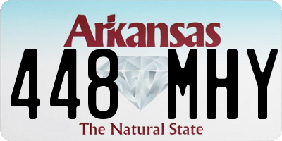AR license plate 448MHY