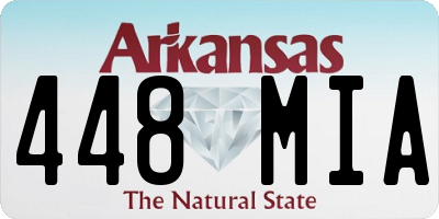 AR license plate 448MIA