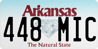 AR license plate 448MIC