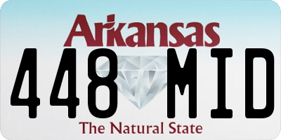 AR license plate 448MID