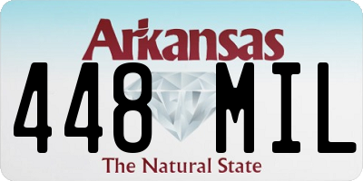 AR license plate 448MIL