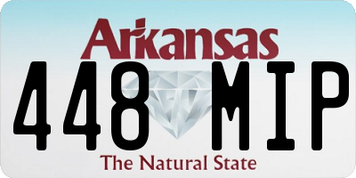 AR license plate 448MIP