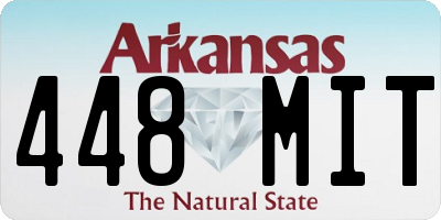 AR license plate 448MIT