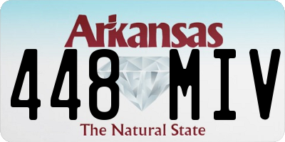 AR license plate 448MIV