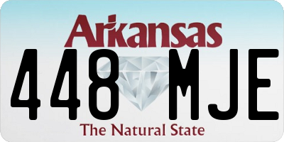 AR license plate 448MJE