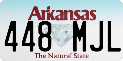 AR license plate 448MJL