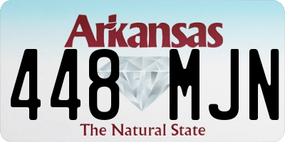 AR license plate 448MJN