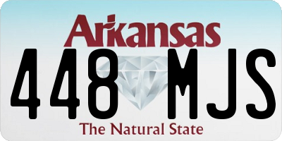 AR license plate 448MJS