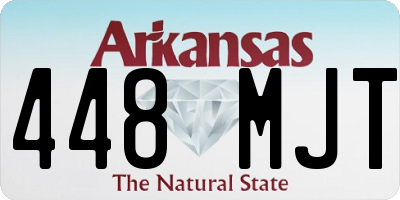 AR license plate 448MJT