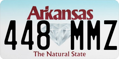 AR license plate 448MMZ